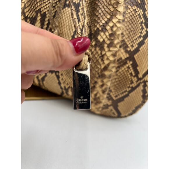 Gucci Vintage Tom Ford Python Bamboo Shoulder Bag [Refurbished] - Picture 11 of 15
